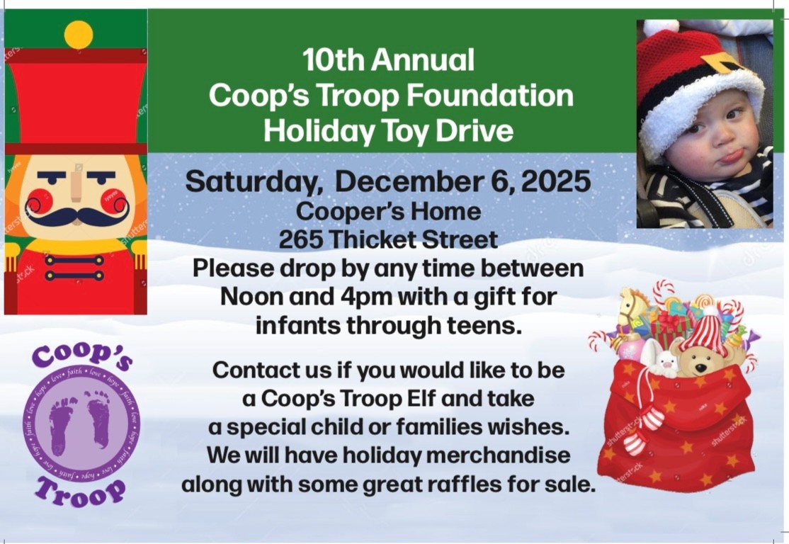 10th Annual Coops Troop Holiday Toy Drive - 2025